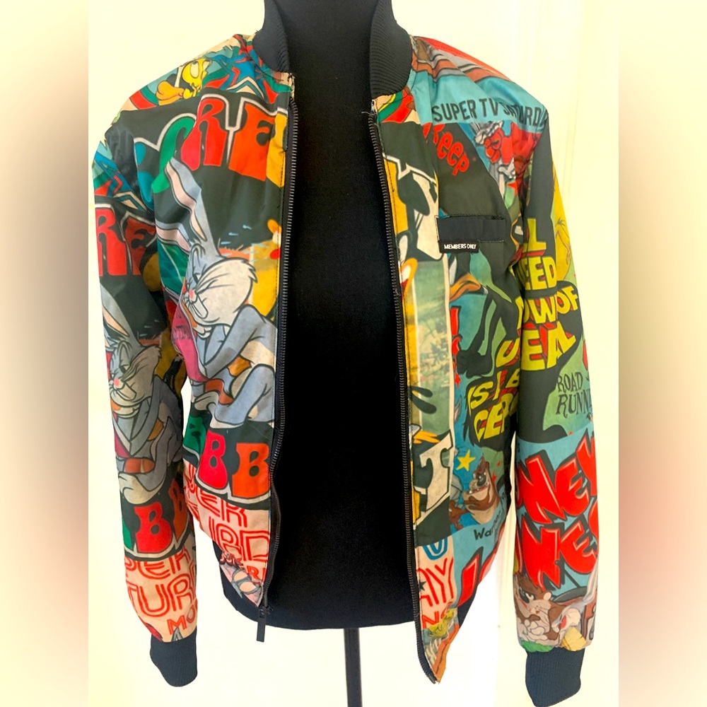 Members Only Looney Tune Bomber Jacket